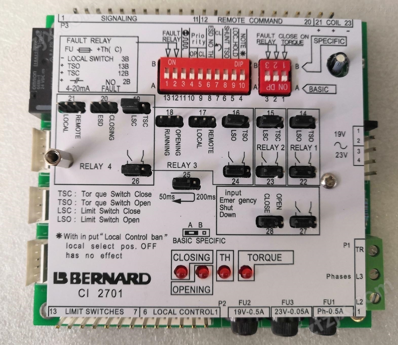 伯纳德执行器逻辑控制信号板