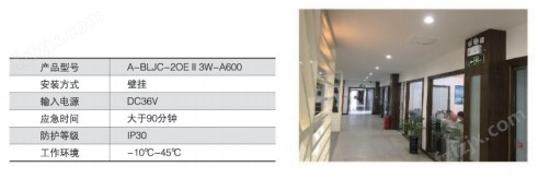 安科瑞 壁挂式消防应急照明灯具 E5W-A630B 应急时间大于90分钟